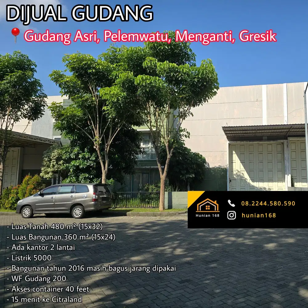 Gudang Asri Pergudangan Pelemwatu Kepatihan Industri Menganti Gresik