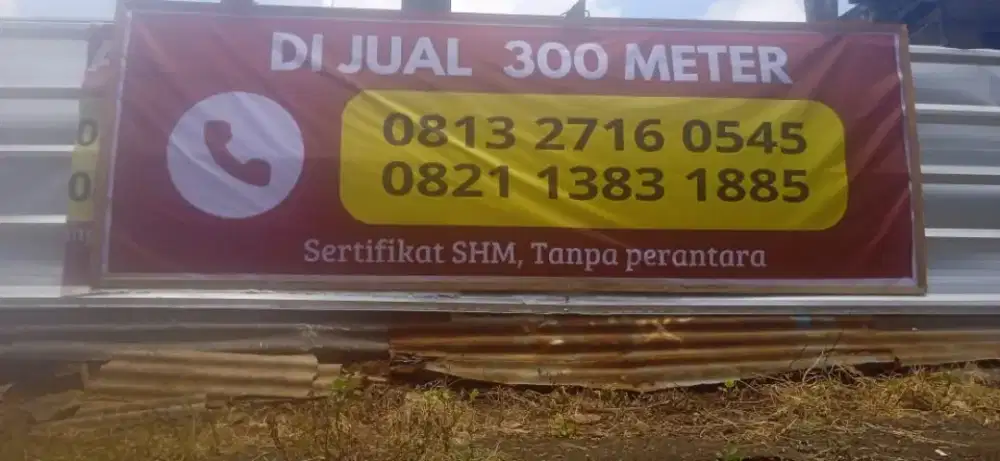 TANAH  LOKASI STRATEGIS, HARGA EKONOMIS