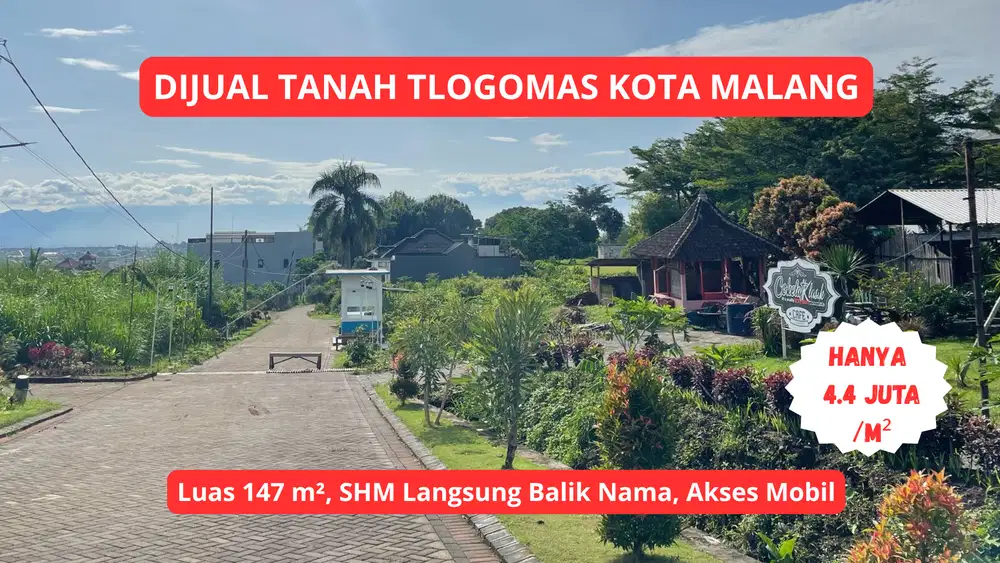 Tanah Malang Murah Siap Bangun