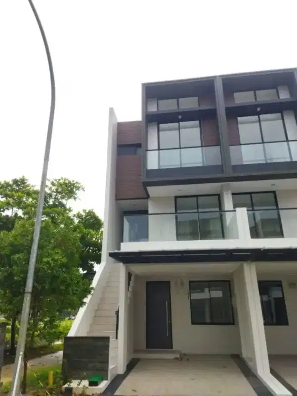 Dijual rumah minimalis hook di cluster piano golf island brand new