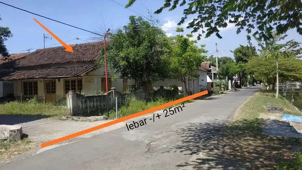 Rumah murah hitung tanah dipinggir jalan