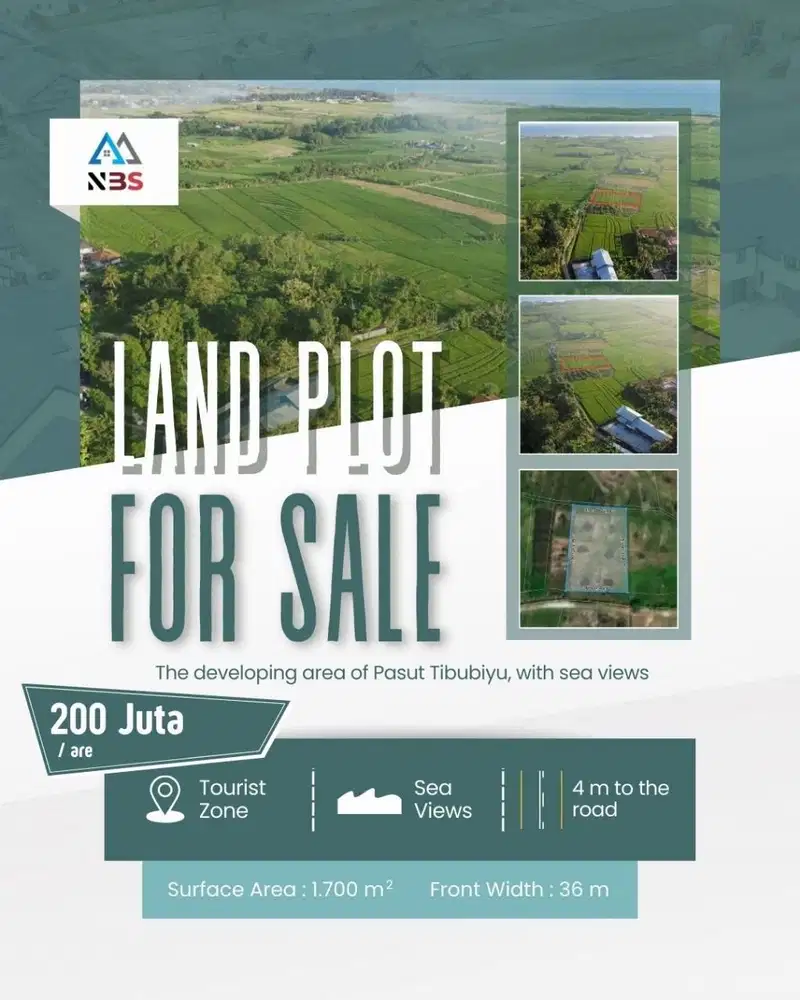 DIJUAL TANAH TIBUBIYU TABANAN ZONA AKOMODASI WISATA DENGAN PEMANDANGAN