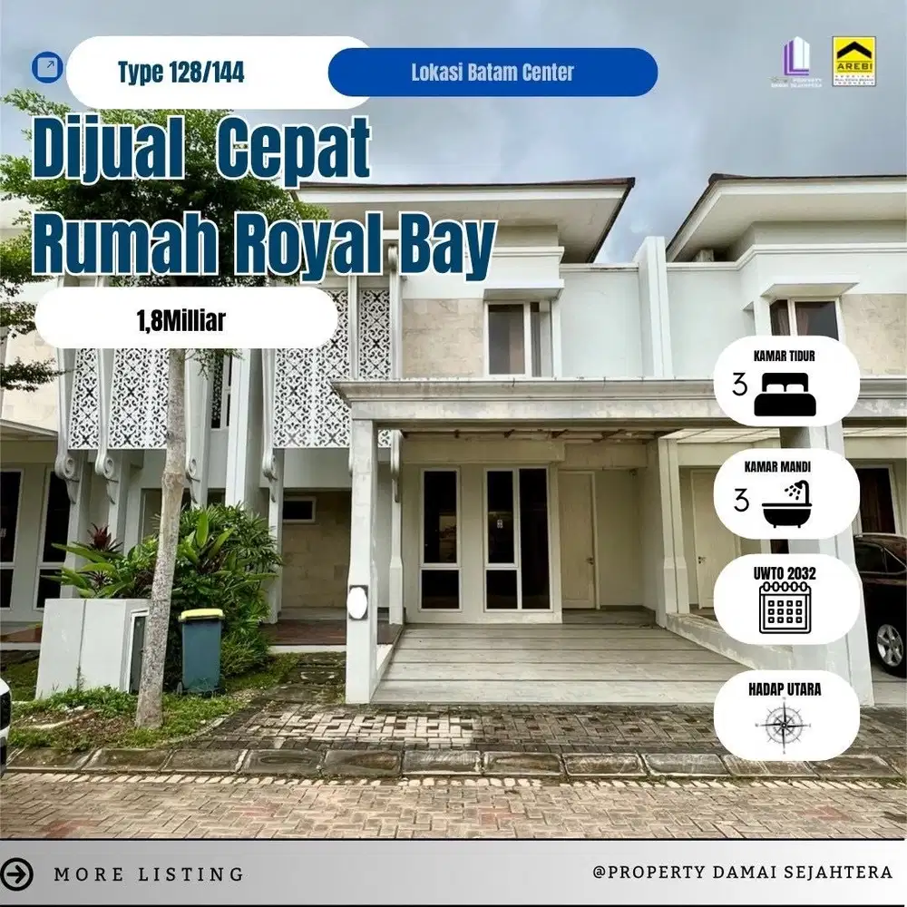 Dijual Rumah Royal Bay Batam Center