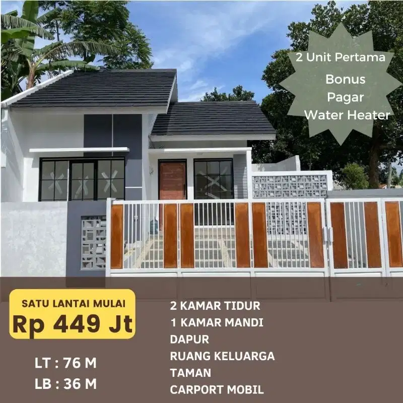 Jual Rumah MURAH MASUK MOBIL di Jatihandap Cicaheum Bandung