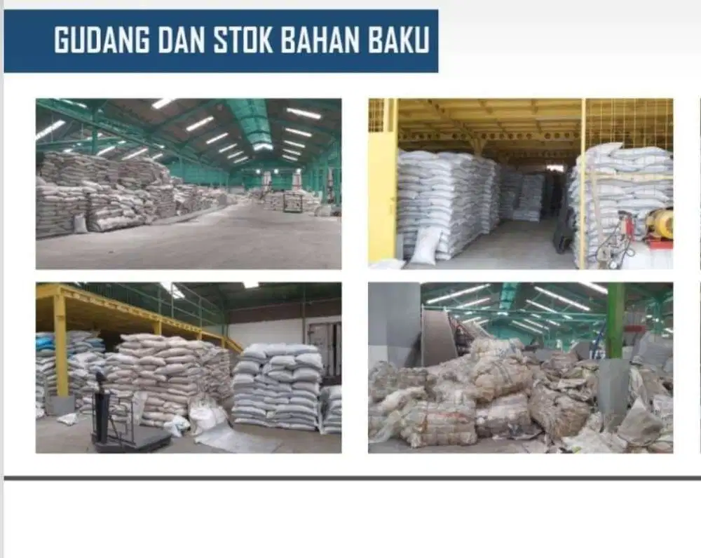 Dijual pabrik habis di renovasi Pabrik BIJI PLASTIK yg sangat sehat