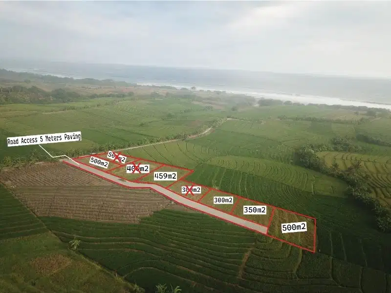 Kavling jalan kaki ke pantai Pasut Tabanan