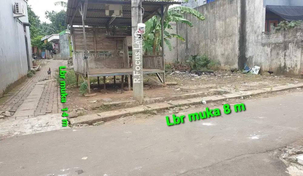 Tanah Akses Mobil Luas 110 PONDOK KACANG dekat graha raya bintaro