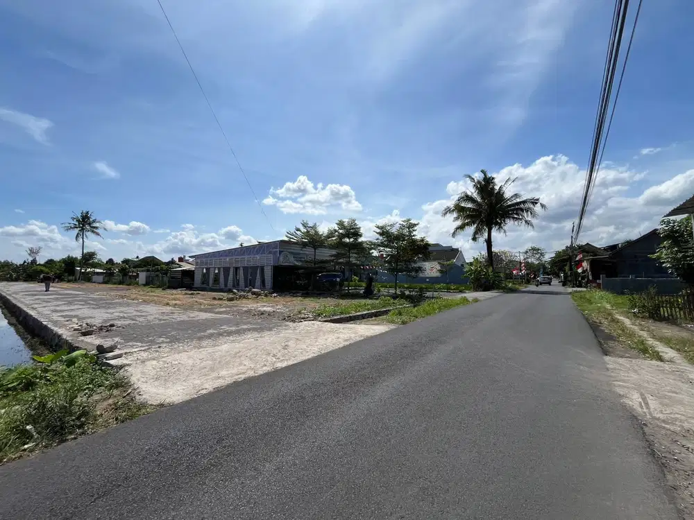 7 Menit UMY, Tanah Dijual Jogja Murah Cocok Rumah & Kost, Tepi Aspal