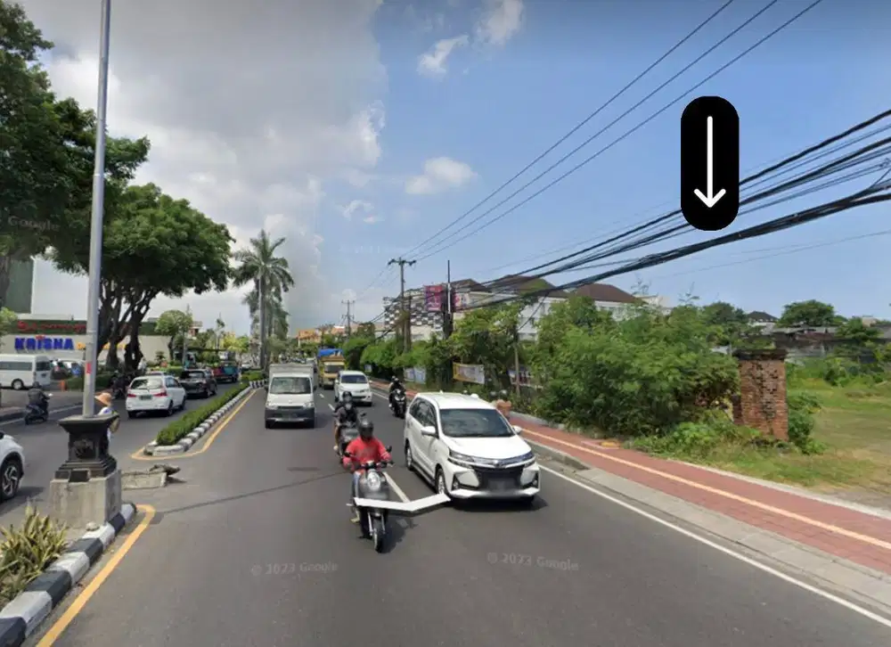 TANAH/KAVLING MURAH DI JALAN RAYA BYPASS NGURAH RAI KUTA