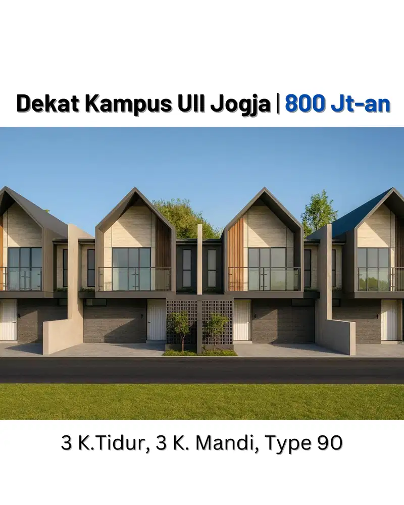 7 menit ke Kampus UII, Rumah Mewah dijual Jogja