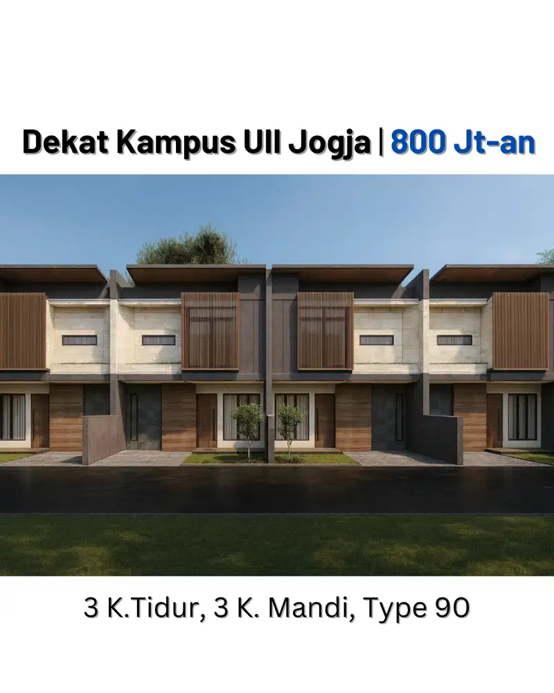 Daripada nge-Kost di UII, dijual rumah murah jogja