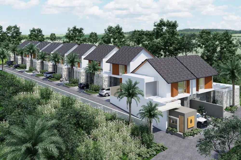 villa view sawah di pusat kota Renon,Sanur, Denpasar,harga perdana