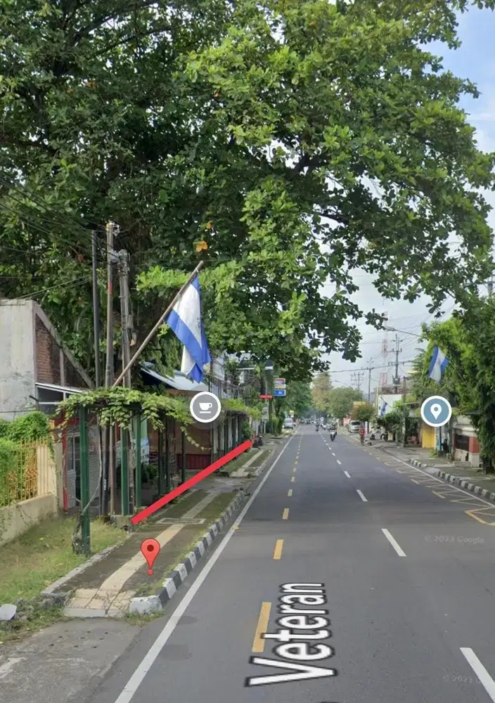 Tanah pekarangan strategis di jalan utama kota Jogja area umbulharjo