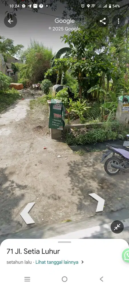 Dijual Tanah Pinggir Jalan Setia Luhurr