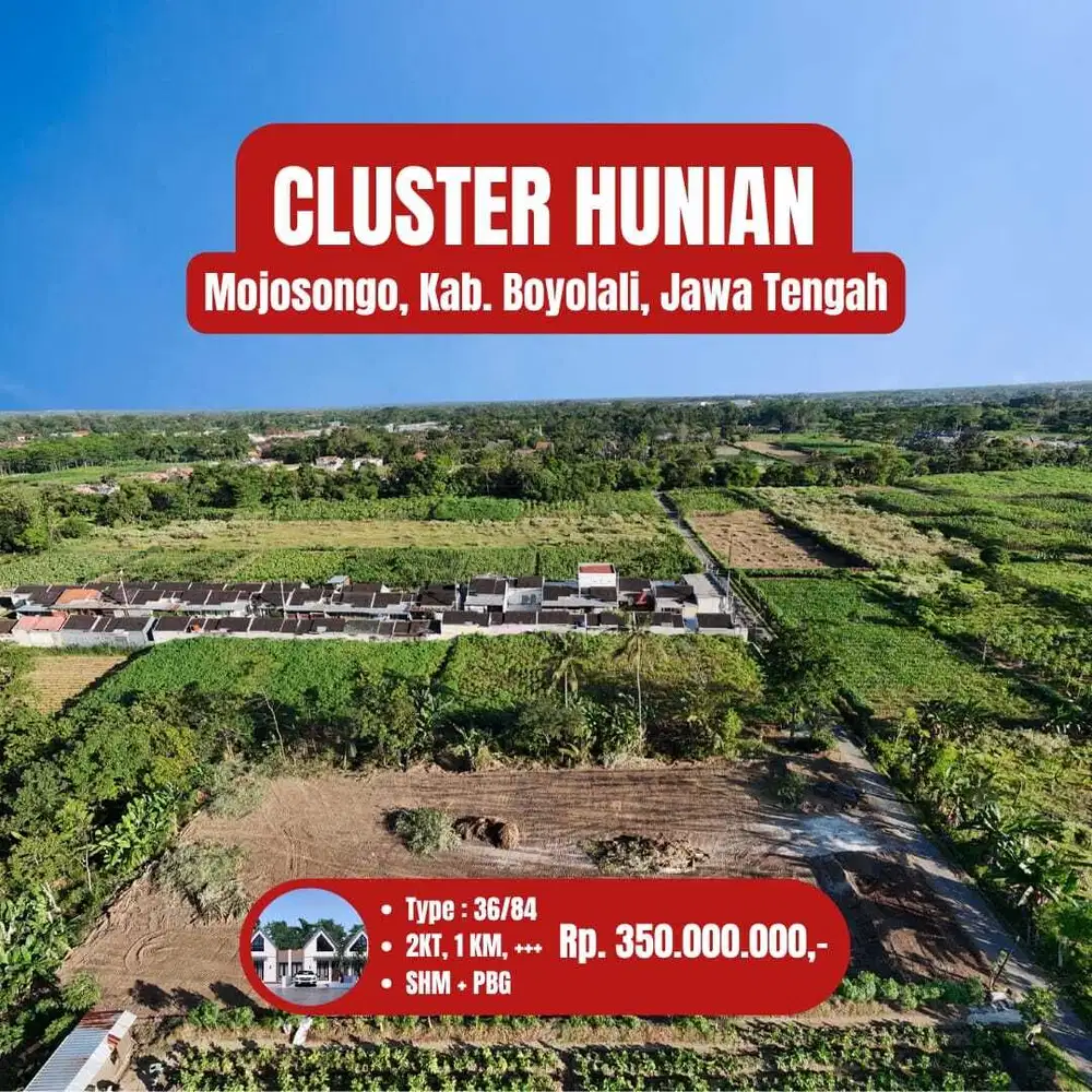 Tanah Murah Mojosongo: 200 meter Jl Raya Solo-Semarang, Akad Notaris