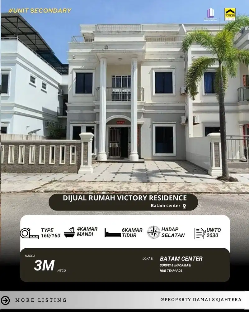 Dijual Rumah Victori Residence Tahap 1