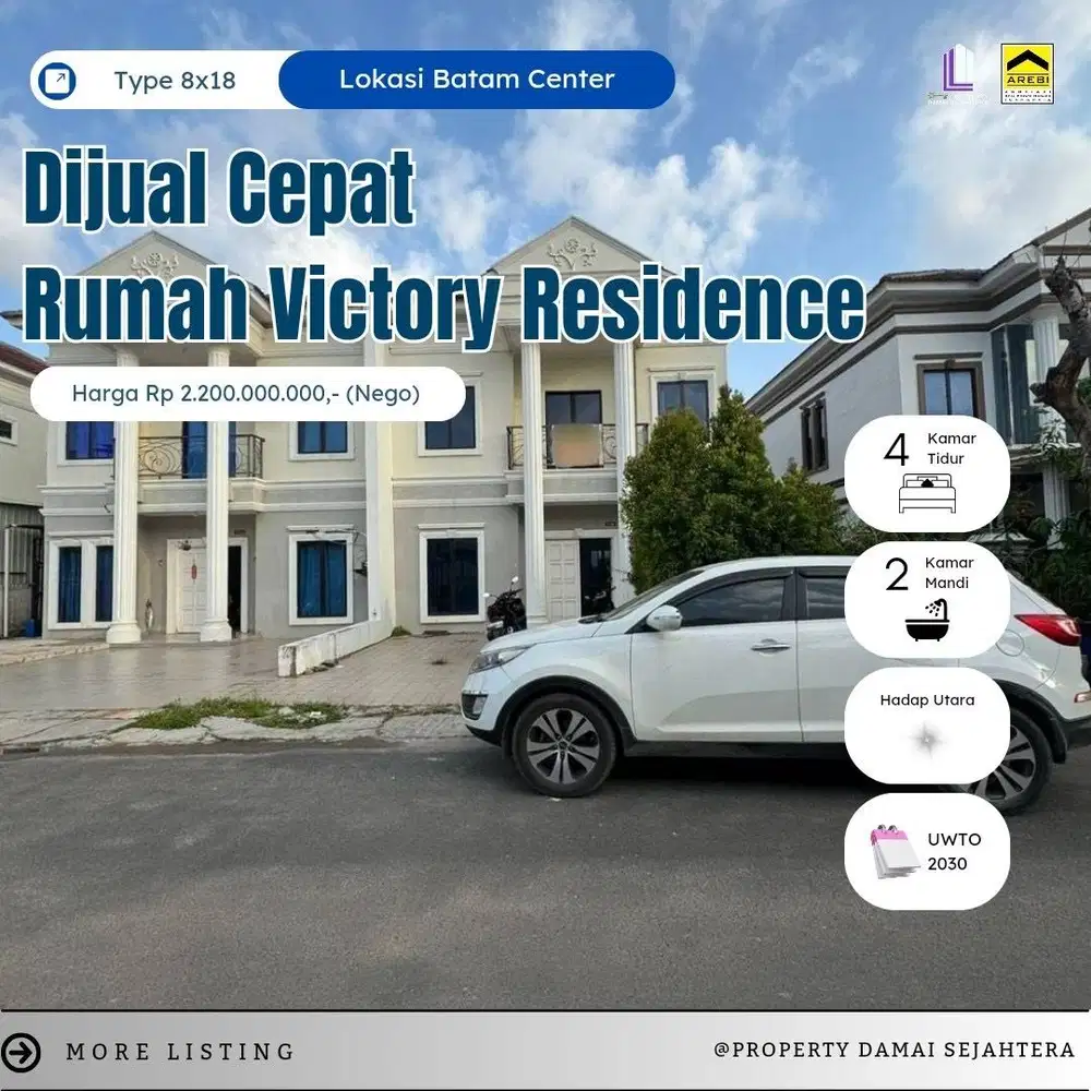 Dijual Rumah Victory Residence Pasir Putih batam center