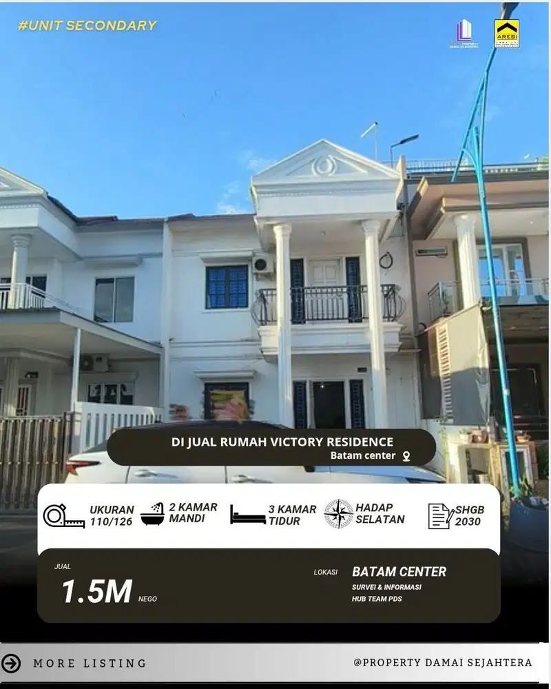 Dijual Rumah Victory Residence Pasir Putih