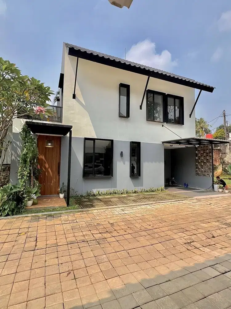 Jual rumah murah dekat GT Andara Jaksel siap huni