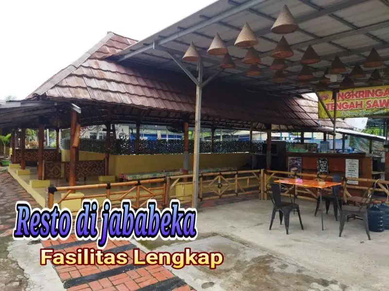 Di jual Resto saung fasilitas lengkap di jababeka