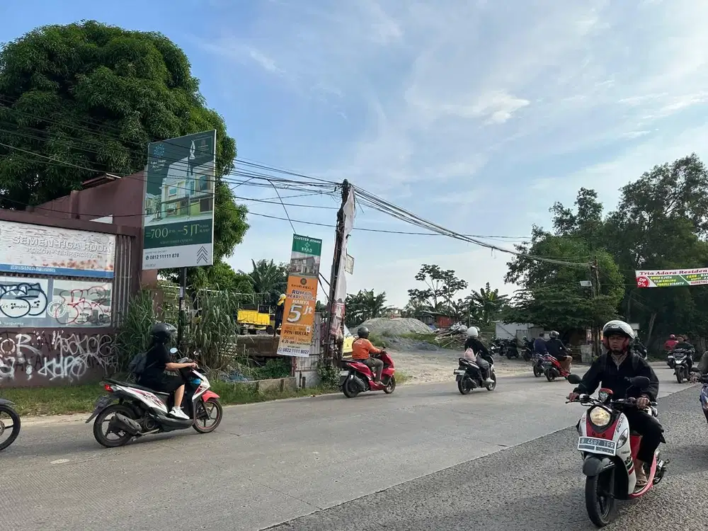 Disewakan tanah siap pakai strategis