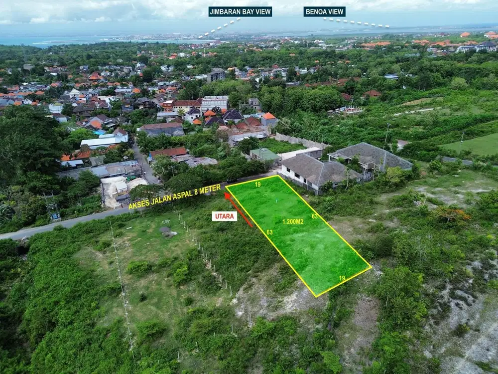 Tanah Ocean View Puri Gading Jimbaran Badung