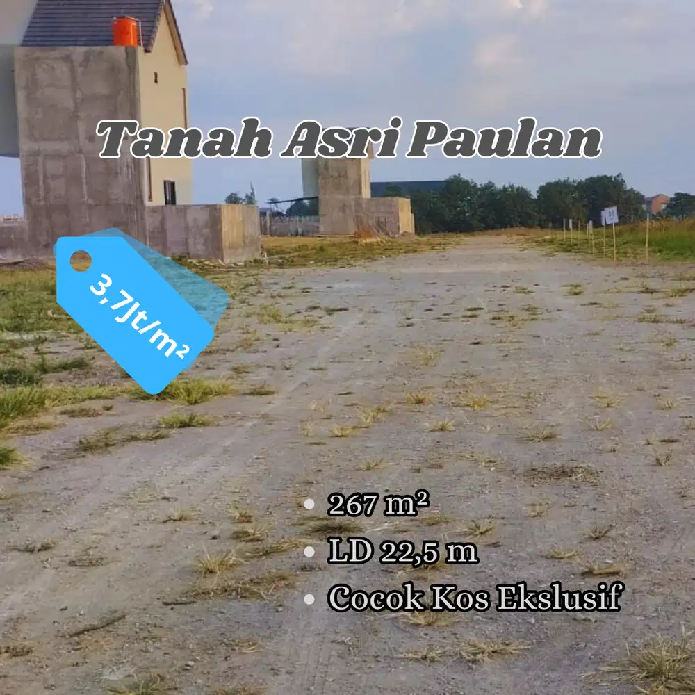 Tanah Cocok Bangun Kos di Colomadu; SHM Ready Siap AJB