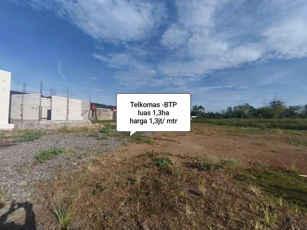 Tanah perumahan Telkomas BTP luas 1,3ha perintis kemerdekaan