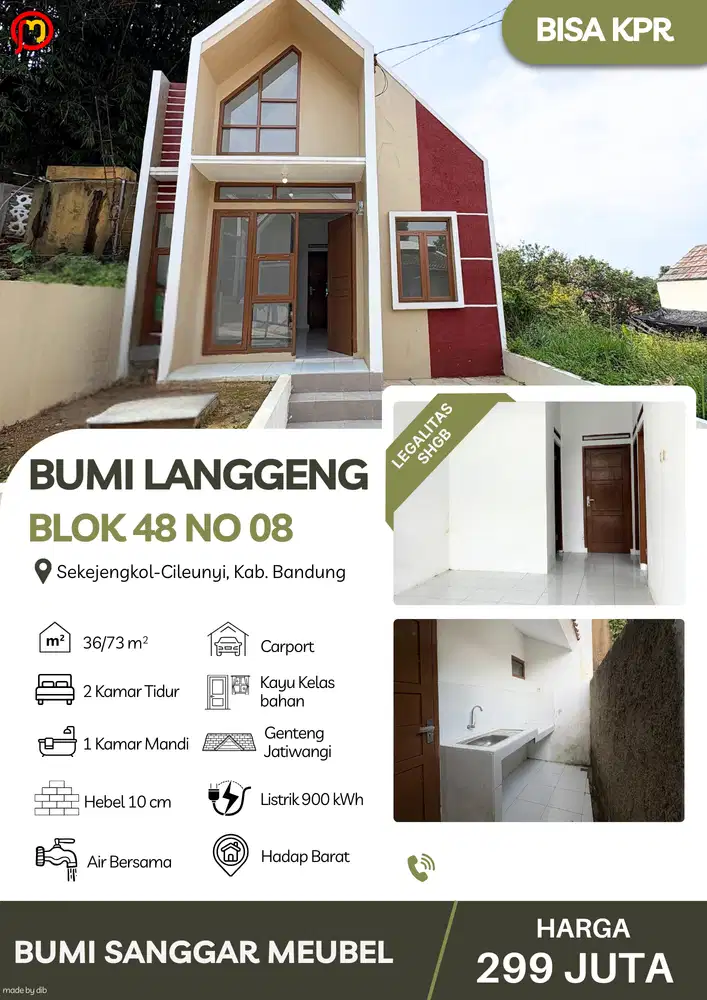 Rumah murah di Cileunyi kulon