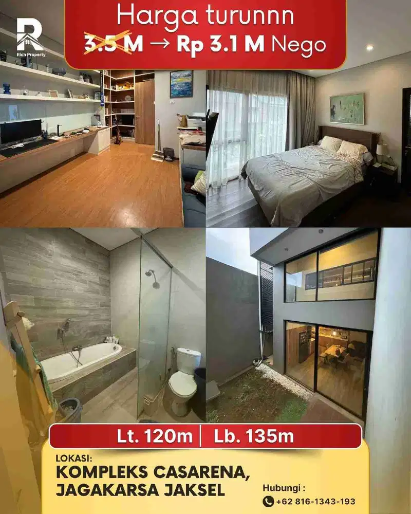 Rumah Modern di Cluster Eksklusif