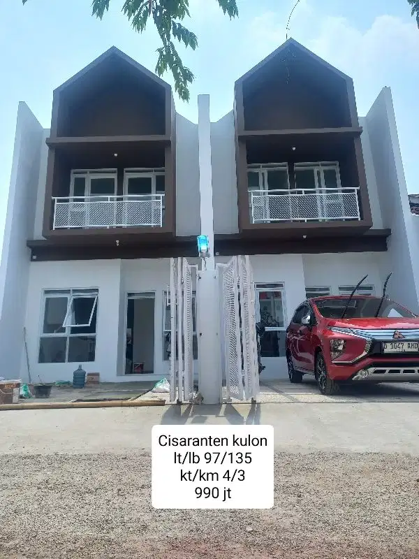 Rumah 2 lantai murah Cisaranten kulon Arcamanik Bandung Timur