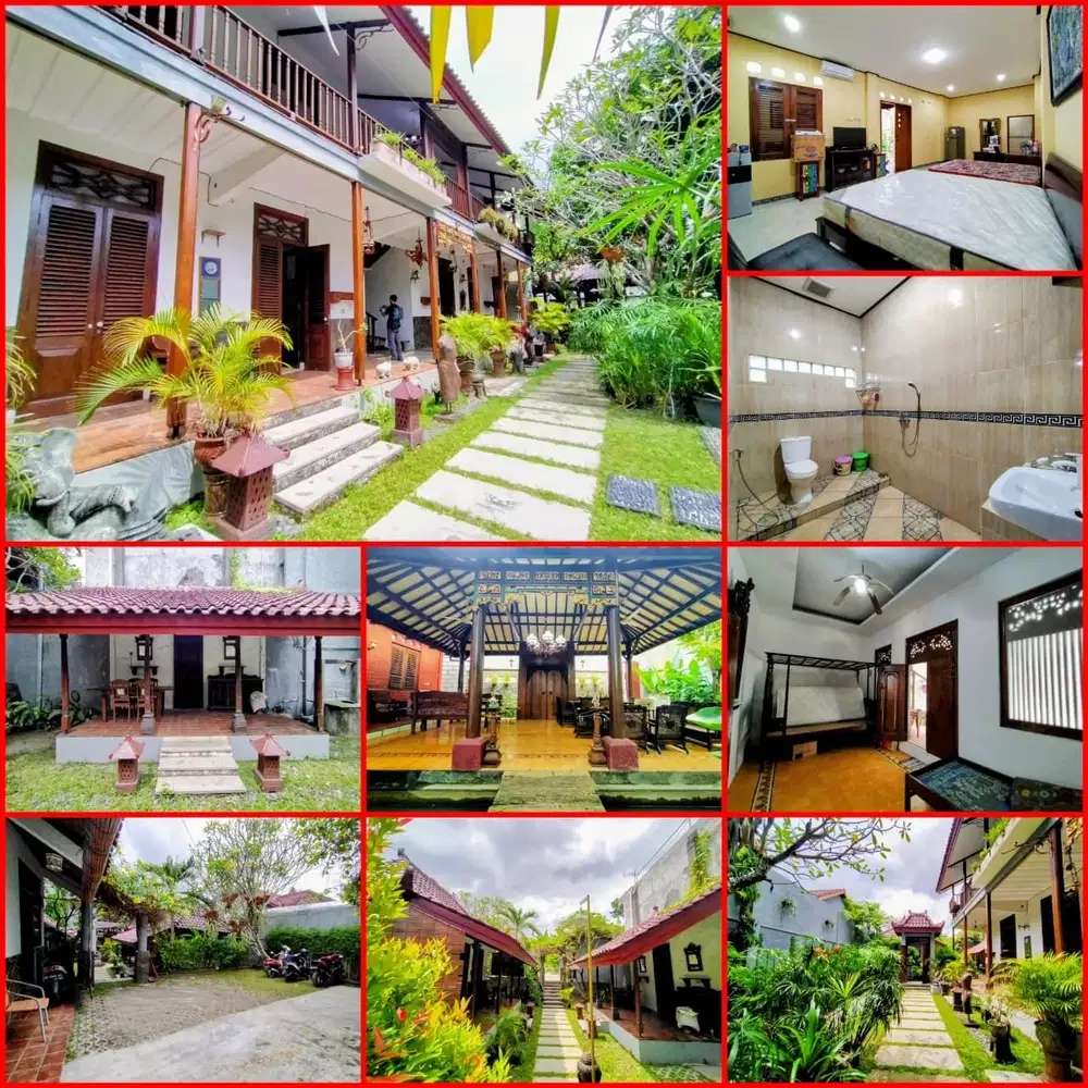 Rumah homestay etnik jawa bali jln bantul sewon sangat nyaman