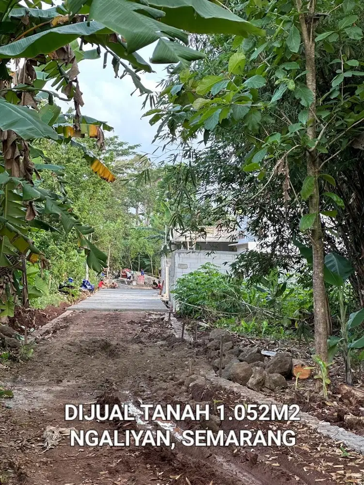 DIJUAL TANAH GONDORIYO NGALIYAN SEMARANG BARAT