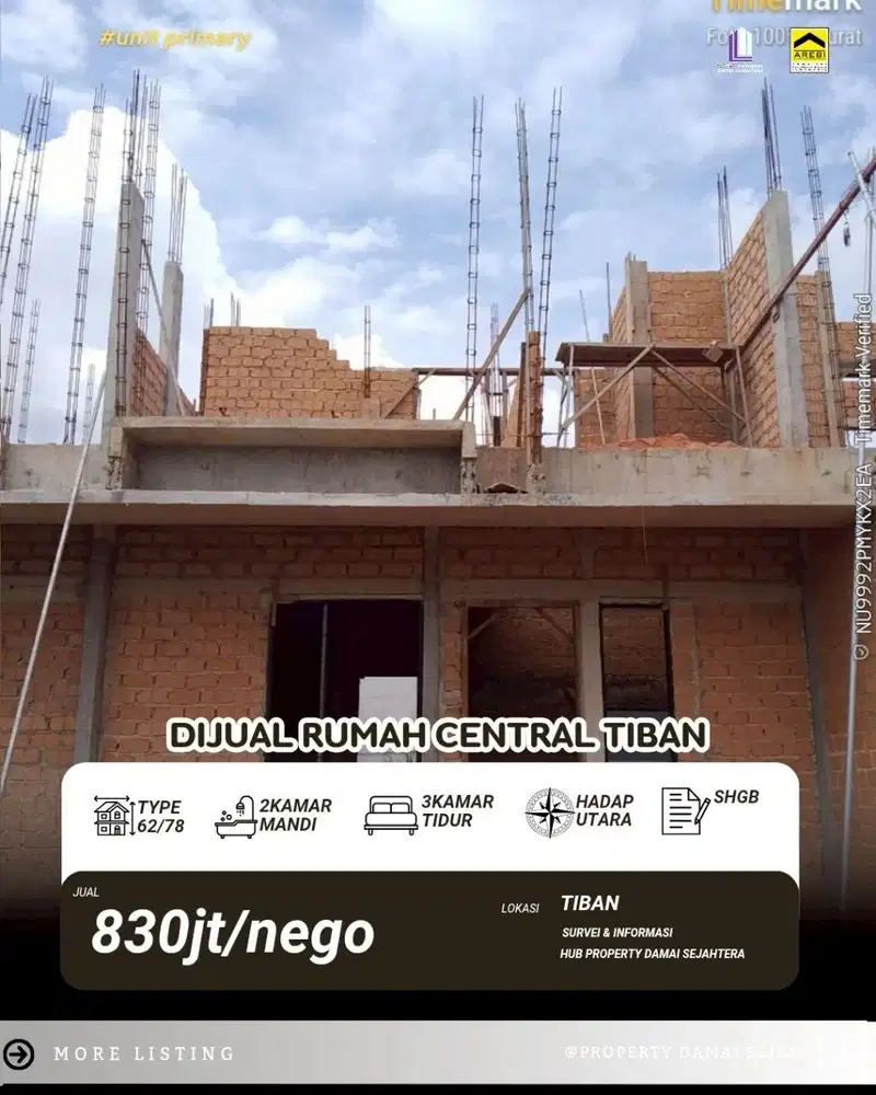 Dijual Rumah Central Tiban