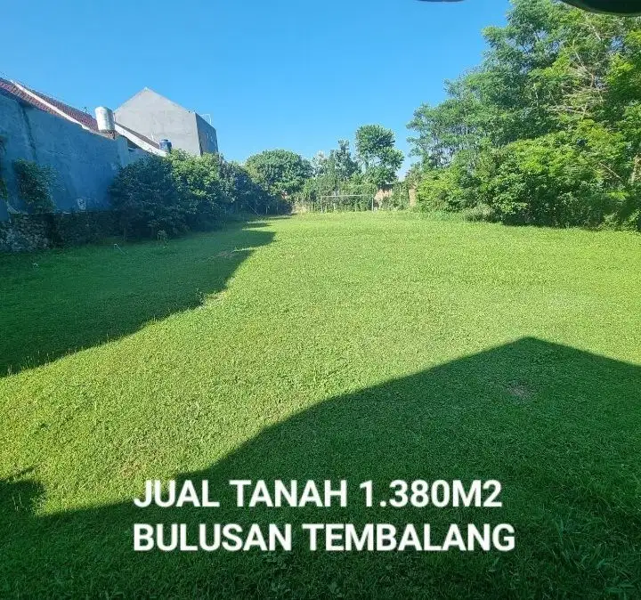 JUAL TANAH 1.380M2 + LISTRIK & SUMUR BOR, BULUSAN TEMBALANG, SEMARANG, COCOK DIBANGUN KOST