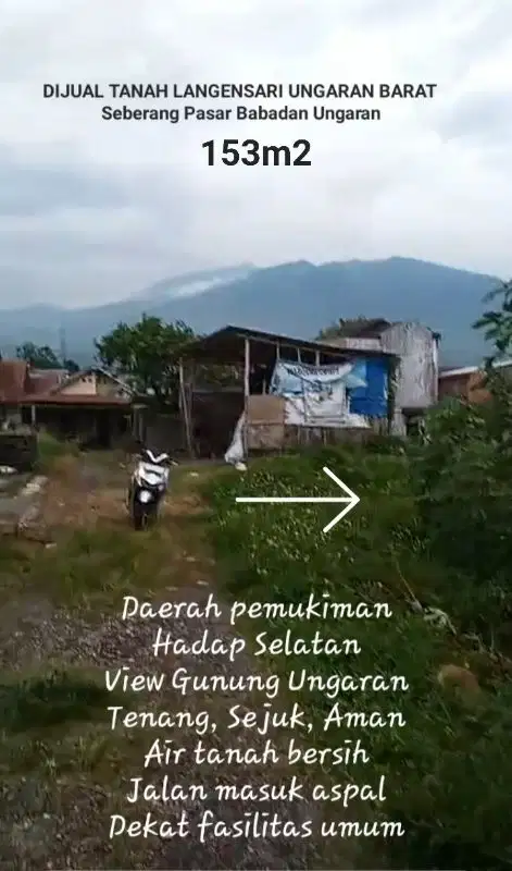 DIJUAL TANAH LANGENSARI UNGARAN BARAT