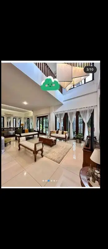 dijual rumah mewah di Gedung hijau pondok indah