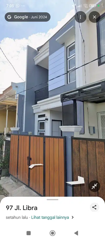 Dijual Rumah Murah Minimalis Baru 2 lt Row 2 mobil Tambaksari Kualitas