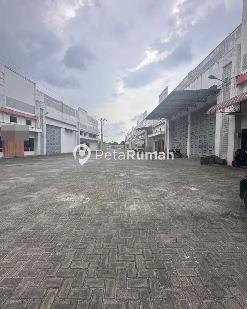 DIJUAL GUDANG LUAS AMPLAS WAREHOUSE ROW LUAS PATUMBAK MEDAN