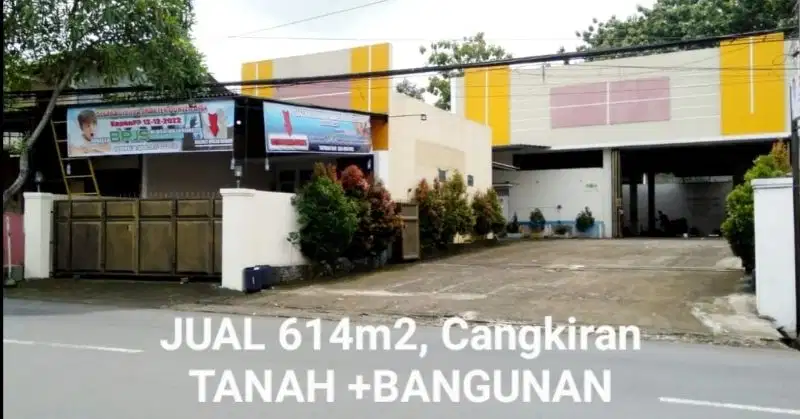 DIJUAL TANAH & BANGUNAN JALAN RAYA CANGKIRAN SEMARANG