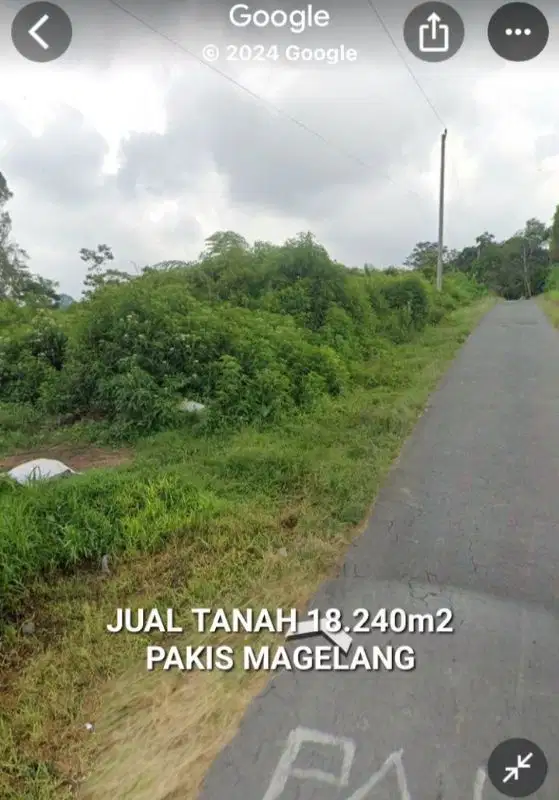 DIJUAL TANAH UNTUK PETERNAKAN SAPI PERAH, AGRIKULTURAL DLL, PAKIS MAGELANG