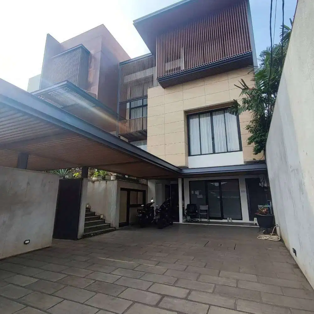 dijual cepat rumah mewah jalan limo permata hijau