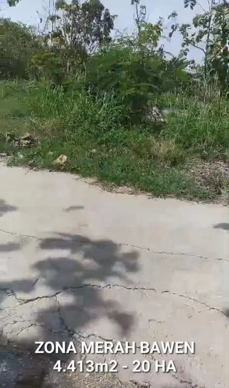 DIJUAL TANAH BUAT GUDANG/PABRIK KAB. SEMARANG DEKAT MERAKMATI