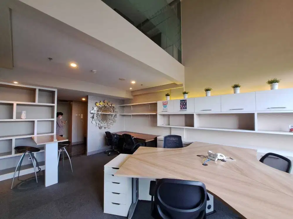 Jual Kantor SOHO Pancoran 97 m2 Full Furnish Modern, Hrg Miring