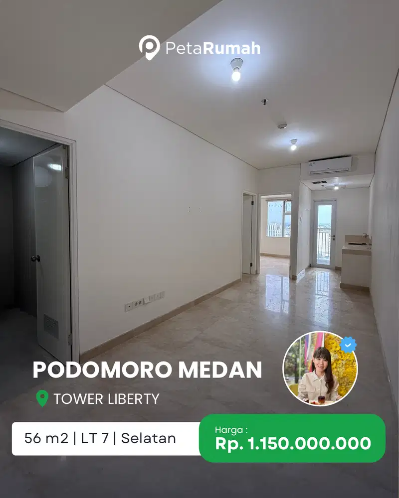 DIJUAL DIBAWAH HARGA APARTEMEN PODOMORO TOWER LIBERTY