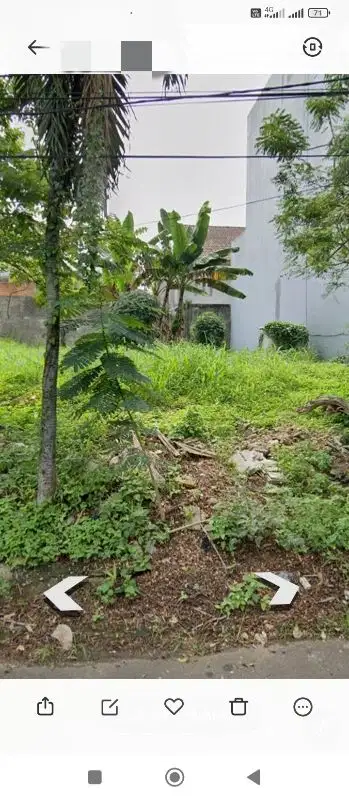 dijual tanah di metro alam pondok indah jakarta selatan 325m kotak ppjb 14.625M lokasi strategis dan tenang jalan lebar 3 mobil