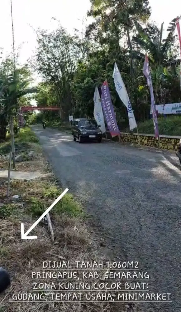 DIJUAL TANAH UNTUK GUDANG/ MINIMARKET/TEMPAT USAHA, KAB. SEMARANG