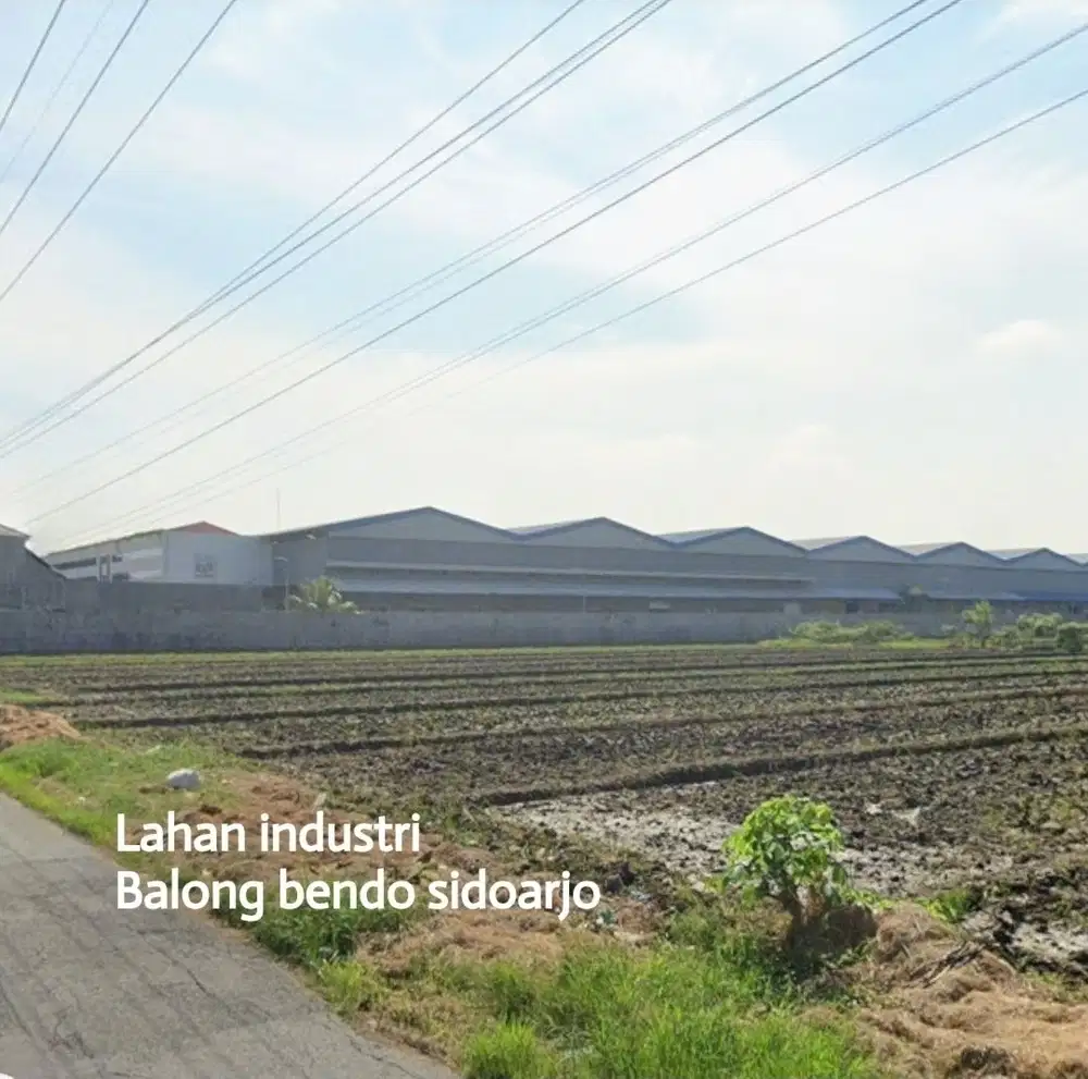 Lahan industri balong bendo sidoarjo