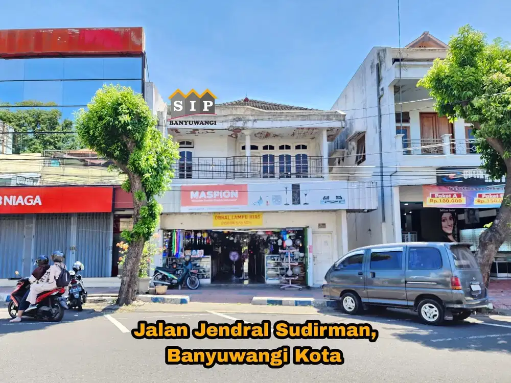 Dijual Ruko Lantai 2 Beserta isisnya di jalan Jendral Sudirman Banyuwa