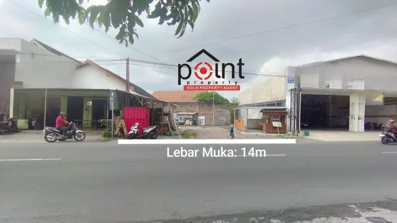 Tanah Ideal Strategis 730m² Tepi jalan Raya Gentan